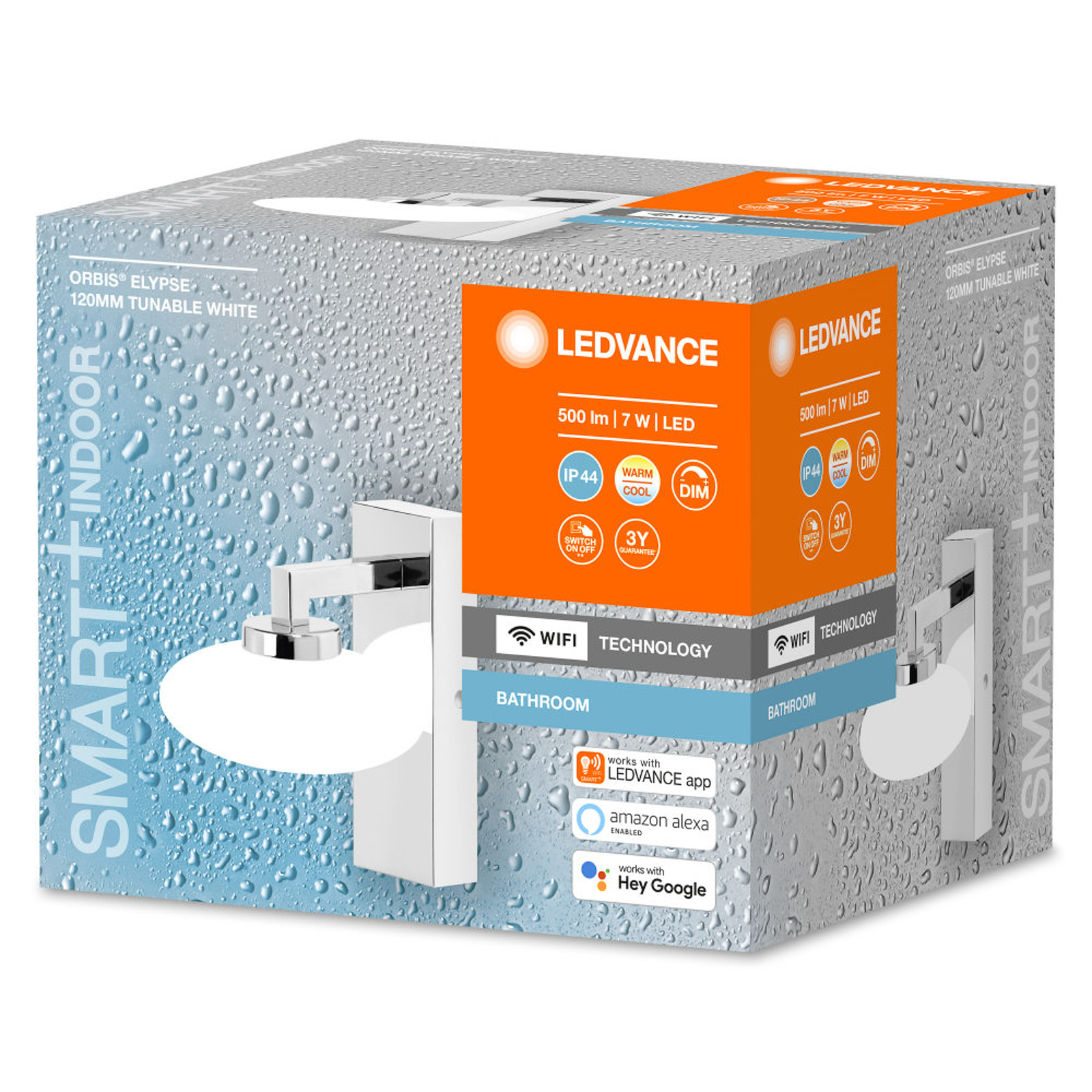 LEDVANCE SMART+ WiFi Orbis Wall Elypse, 1-flammig