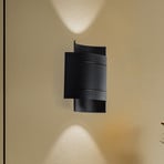 Euluna Isotta wall light, semicircular, black