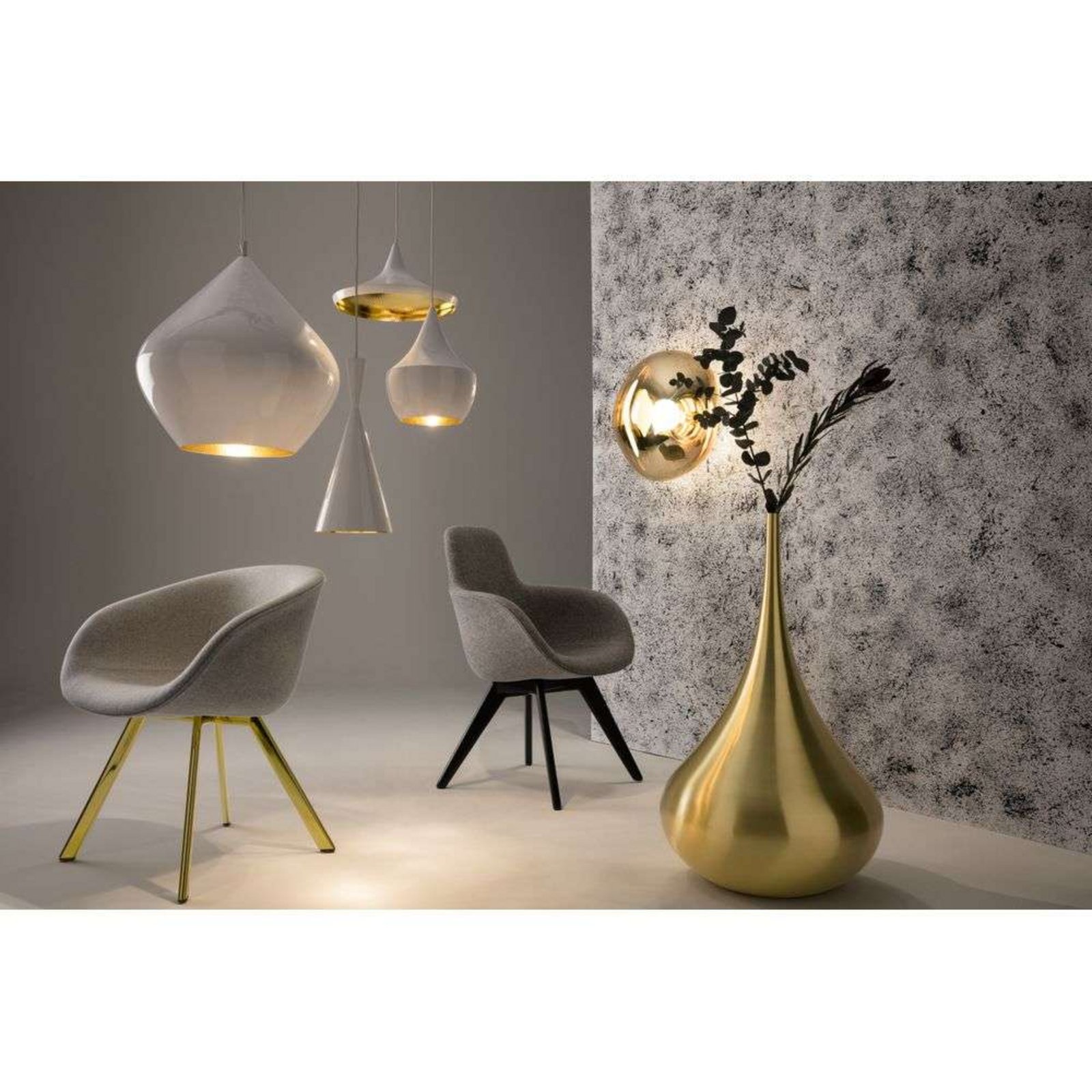 Beat Light Fat LED Lustră Pendul White - Tom Dixon