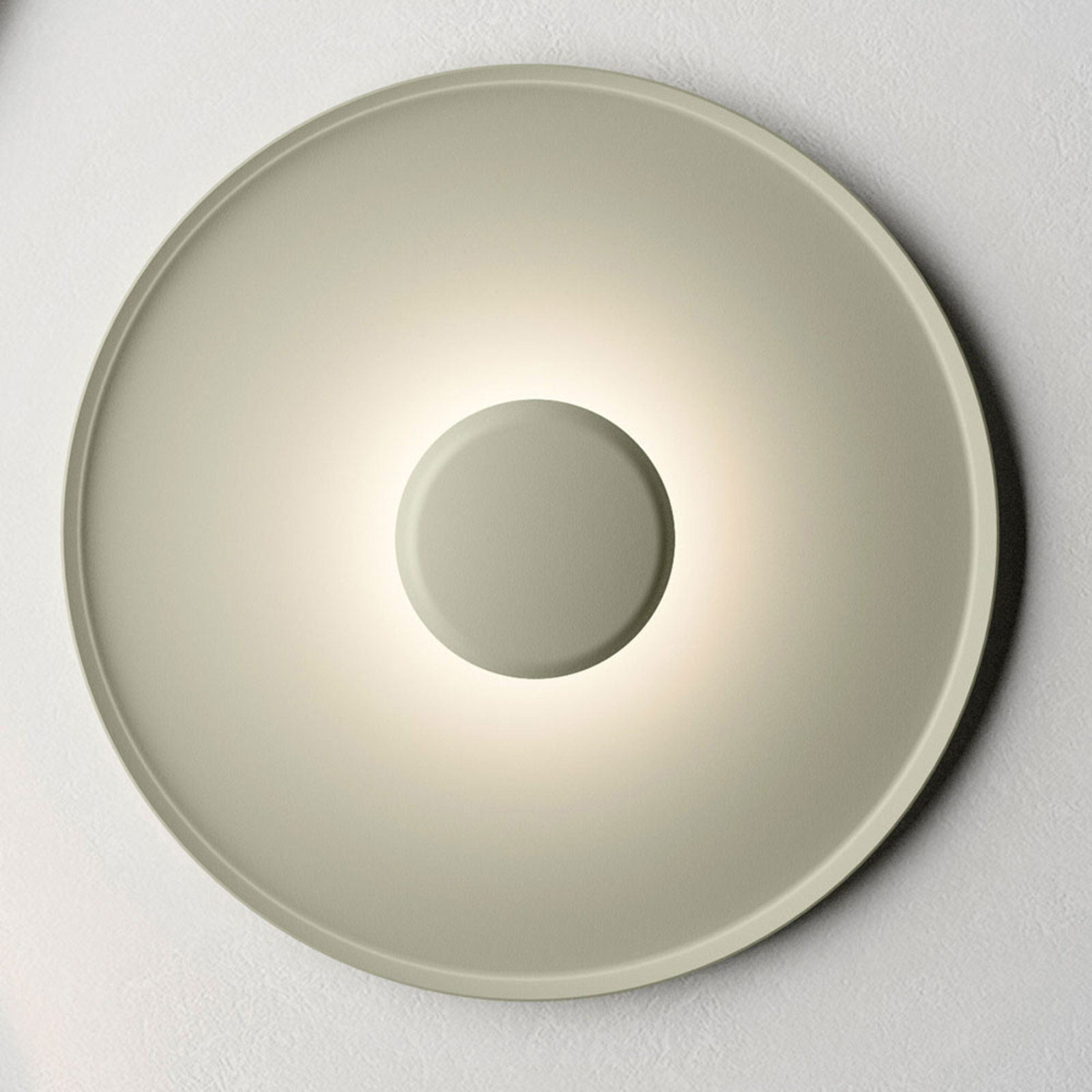 Vibia Top LED-Wandleuchte Ø 60 cm grün L1