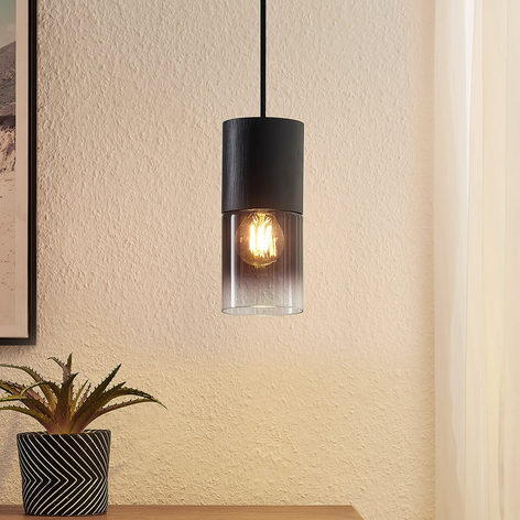 Lindby Berral Pendellampe, Rauchglas, einflammig