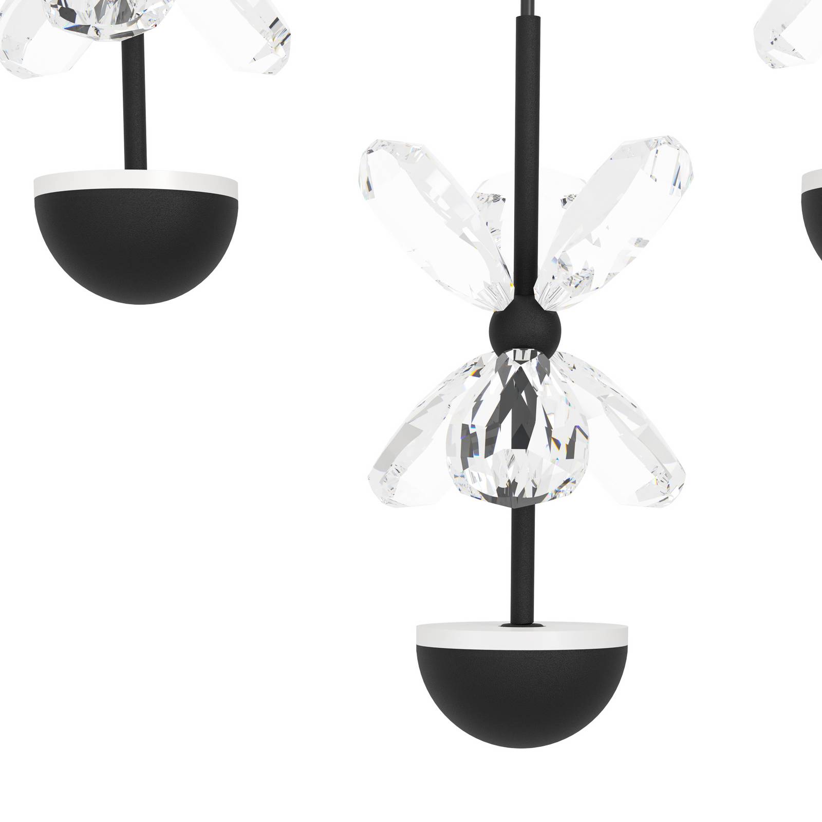 EGLO Stars Of Light Lampa sufitowa LED Pianopoli czarna Ø 78 cm