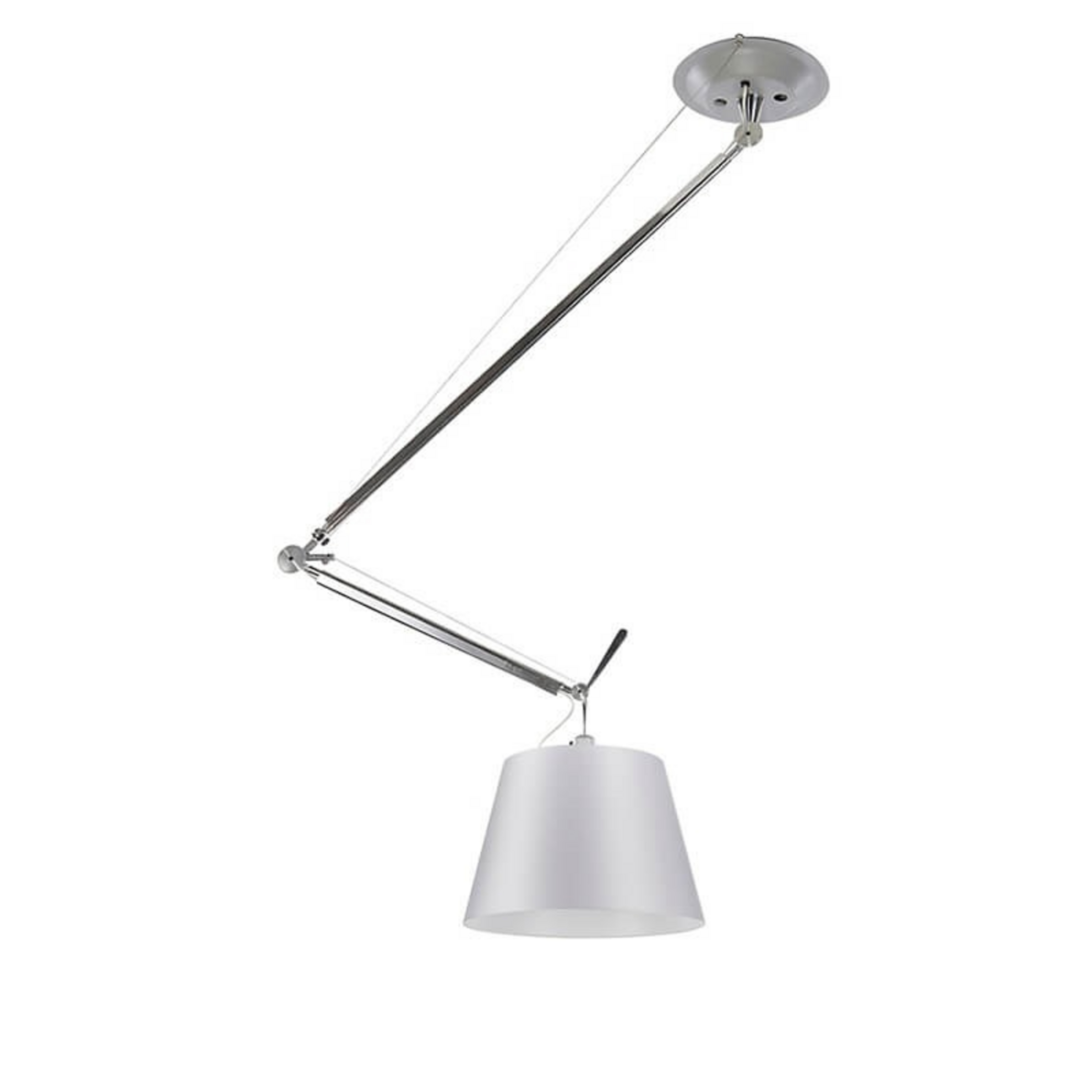 Tolomeo Decentrata Pendelleuchte Ø240 Grau - Artemide
