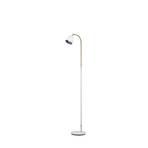 Deluxe Lampadar White/Brass LED - Belid