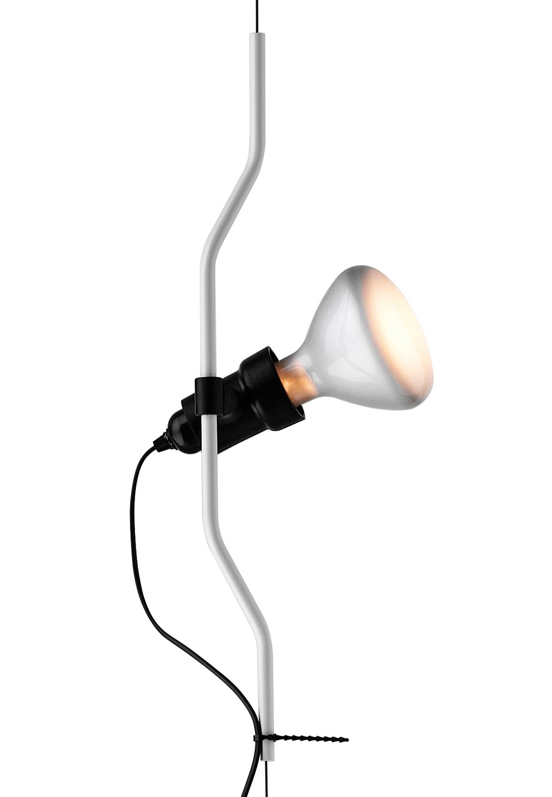 Parentesi Lamp Component for Pendant White with Dimmer - Flos 