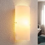 Lindby Wandleuchte Tuli, 28 cm, Glas, halbrund, E14