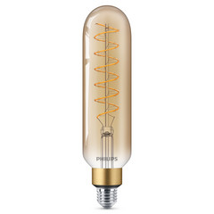 Philips E27 Giant LED trubicová lampa 7W zlatá stmívatelná.