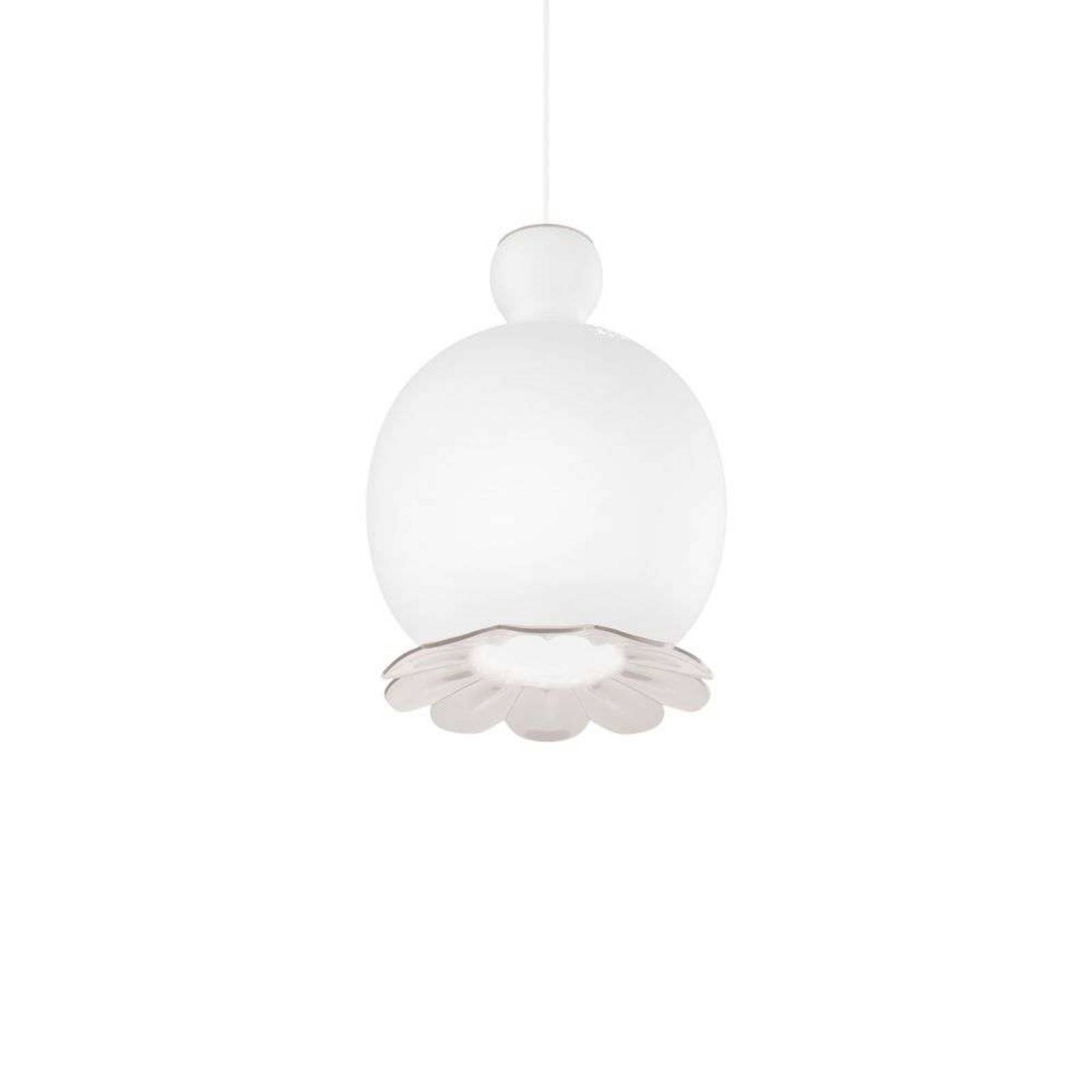 kdln Opyo Hängeleuchte, weiß, Ø 22 cm,  Glas