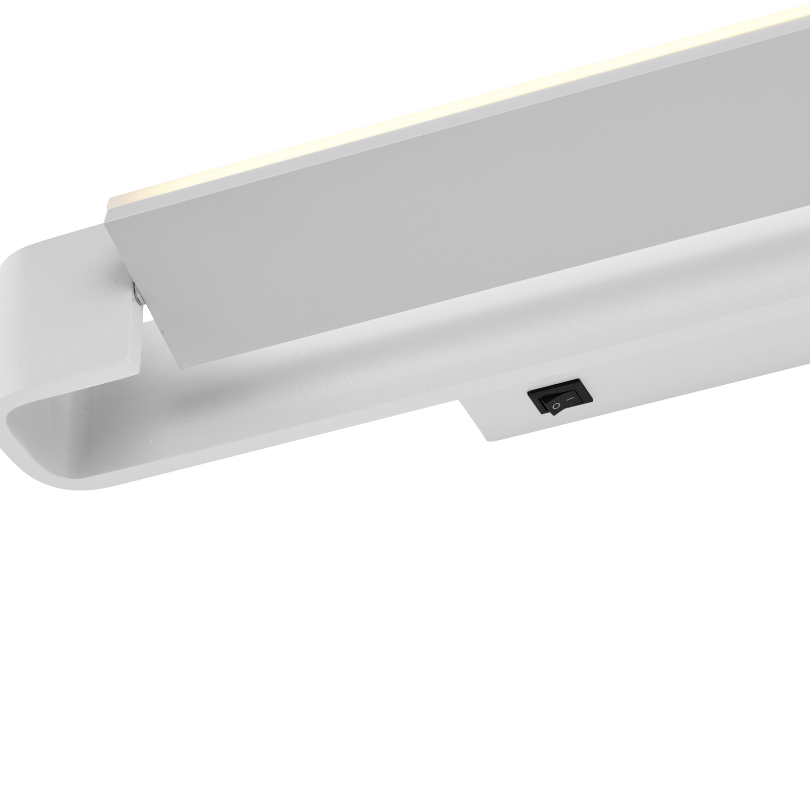 Box LED wall light, rotatable, white