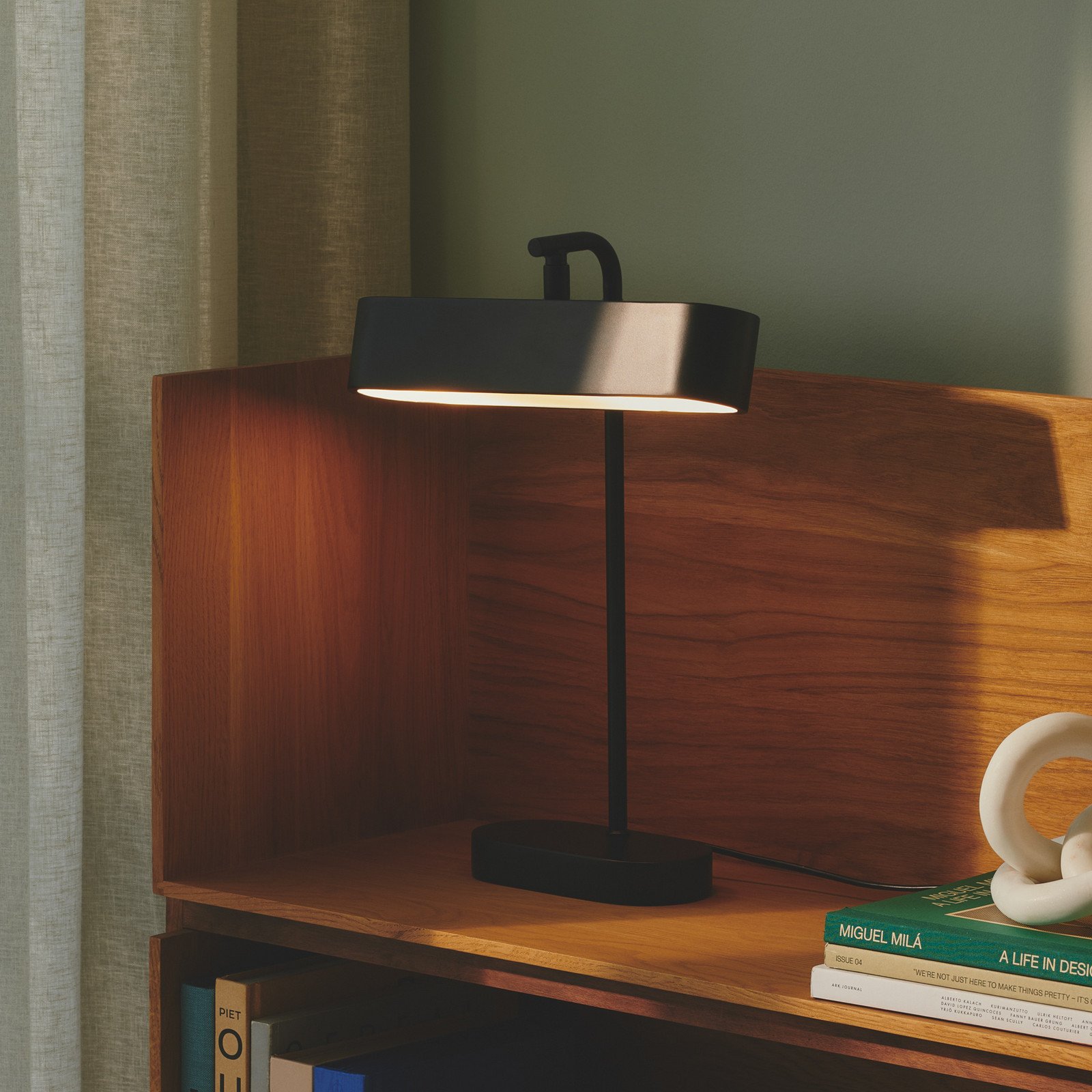 Nordlux Lampă de birou Merlin metal negru - Studiu / Birou