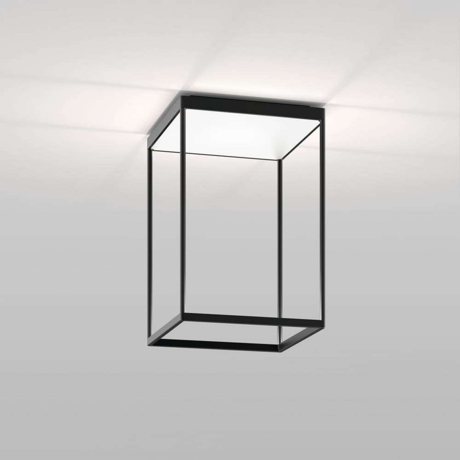 Reflex 2 LED-loftlampe, 45 cm, sort Serien Lighting - Stue - Aluminium