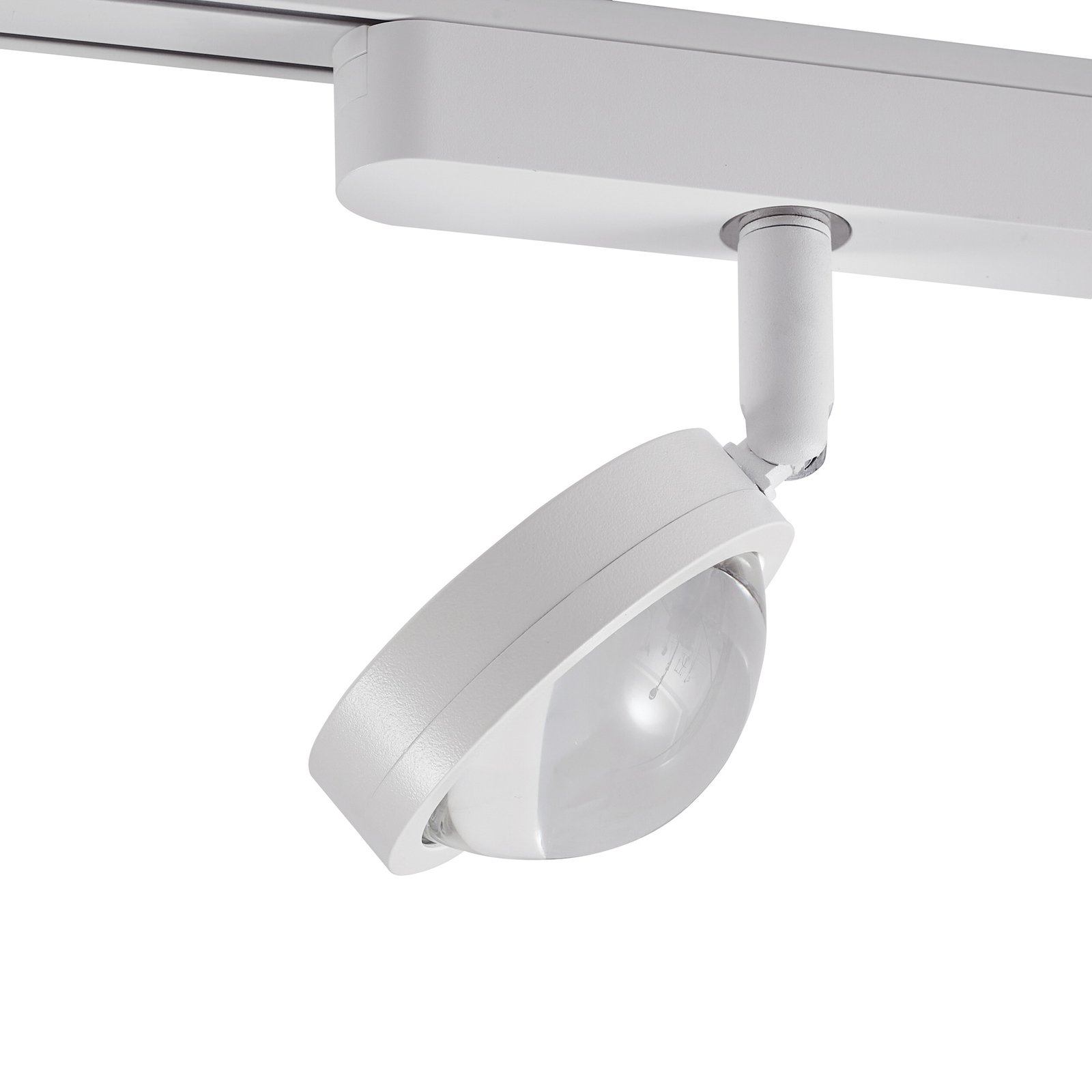 Système de lampes sur rail 48V Lumaro, spots, à 3 lampes, blanc, Ø 7,3cm