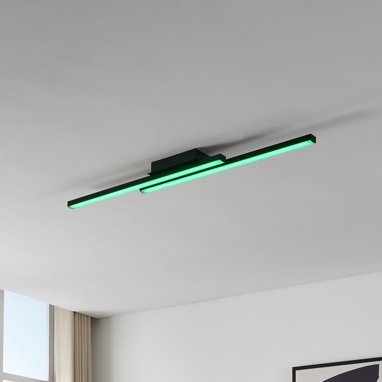 EGLO connect Fraioli-Z plafón LED negro