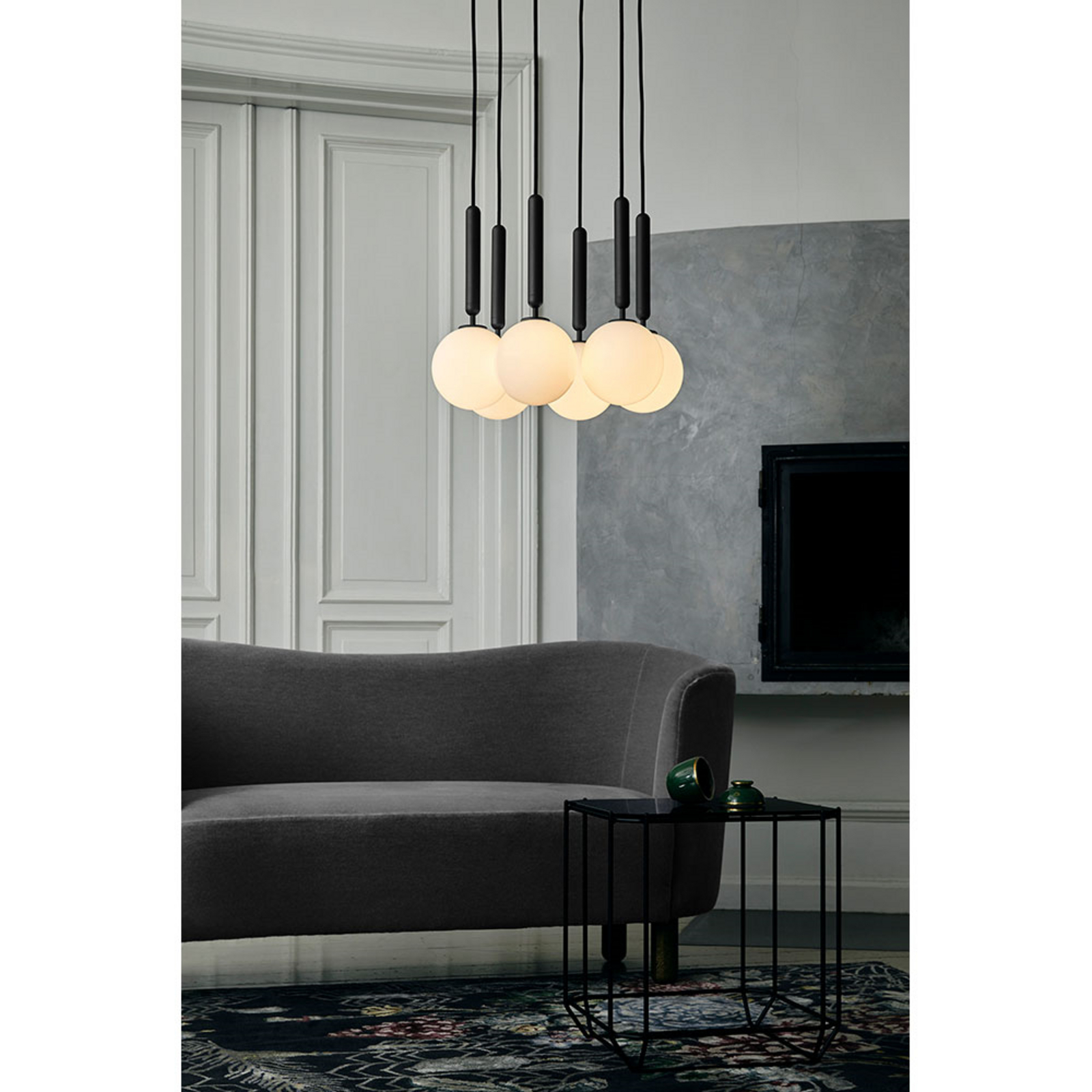 Miira 6 Candelabru Rock Grey/Opal White - Nuura