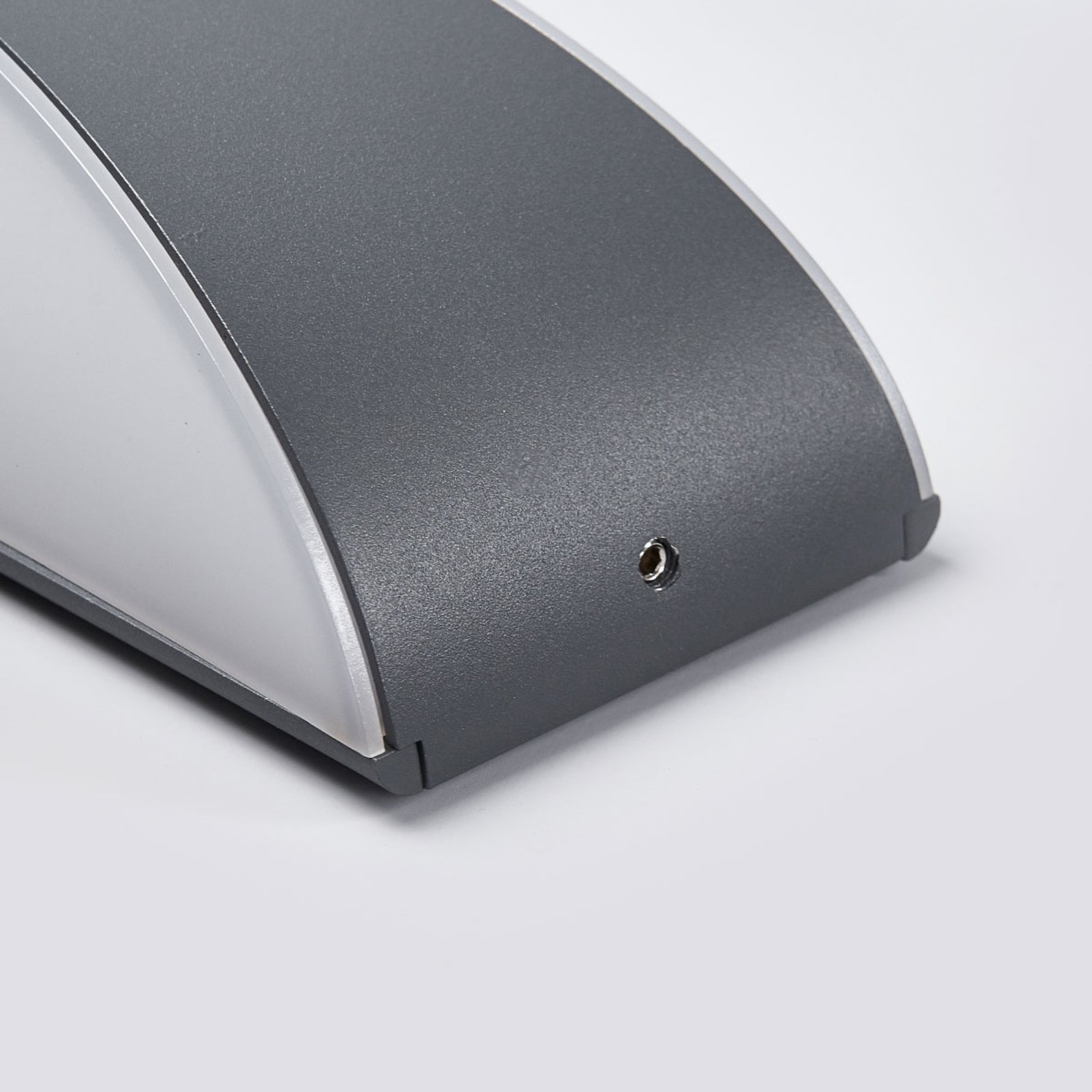 Akira LED Candeeiro de Parede Exterior Anthracite - Lucande