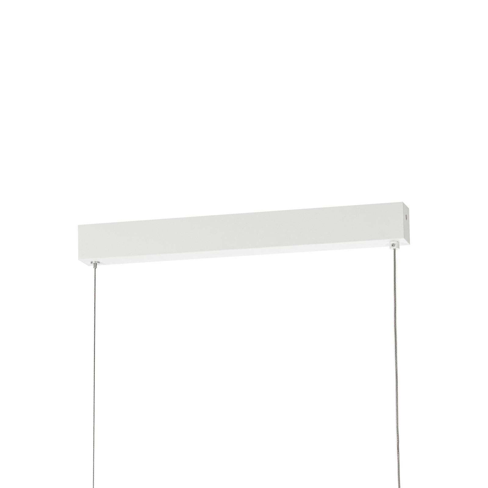 Lampada a sospensione Prios Zyair LED plastica alluminio bianco