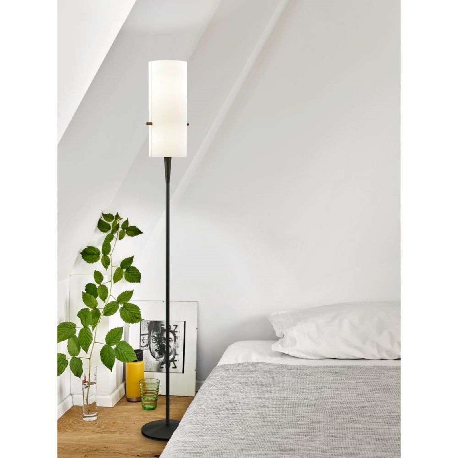 Club Gulvlampe L Brushed/Chintz White Serien Lighting - Stue - Metal