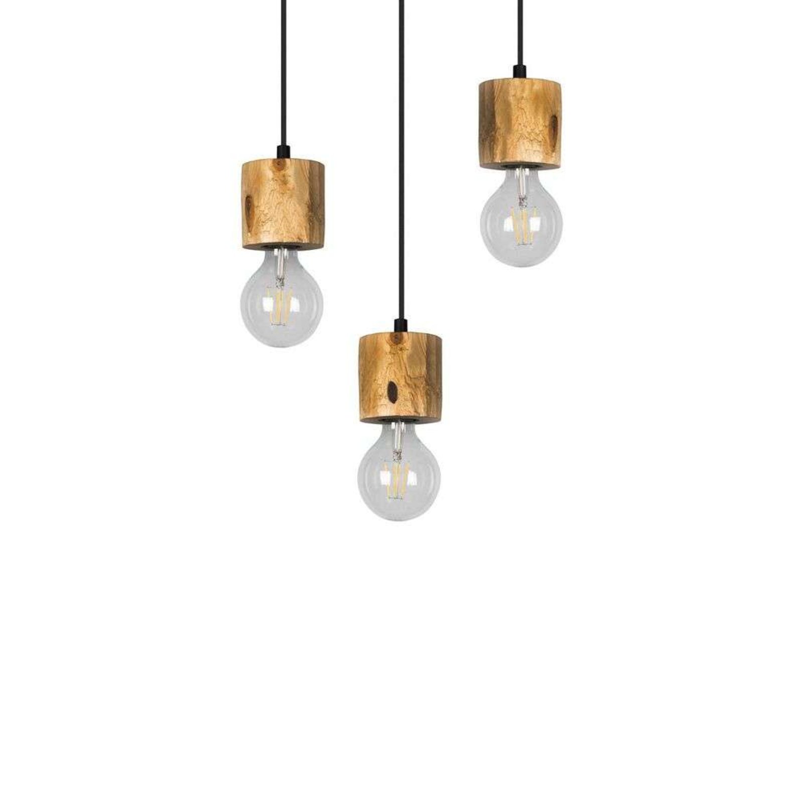 Terra Cluster Lustră Pendul Light Wood - Envostar