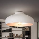 Mennyezeti lámpa Mogano fémből, Ø 40 cm, fehér