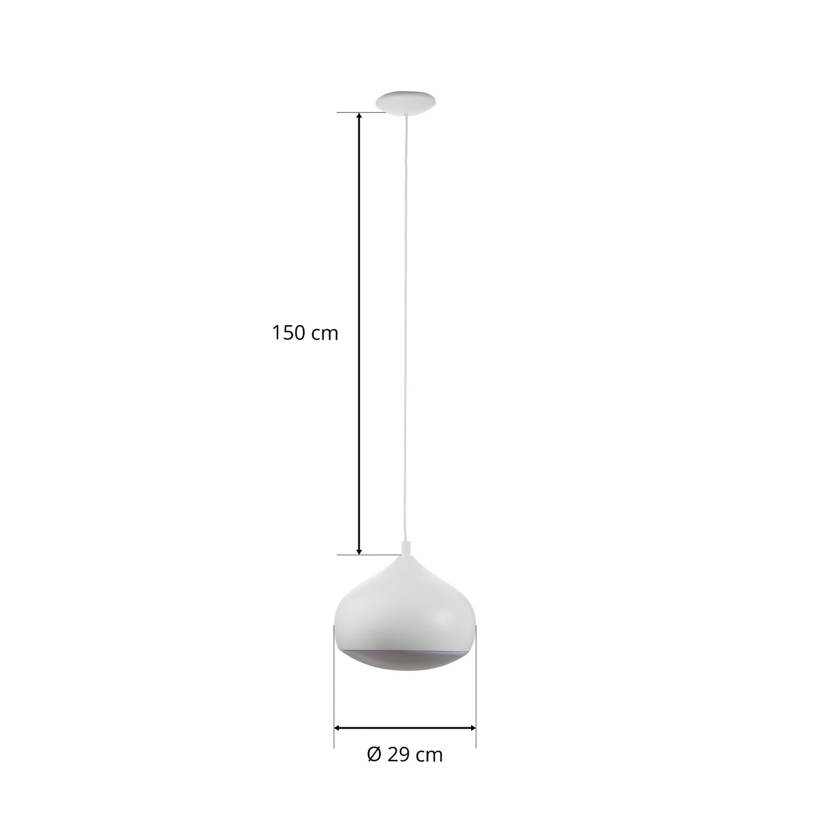 EGLO connect Comba-C LED hanging light, white