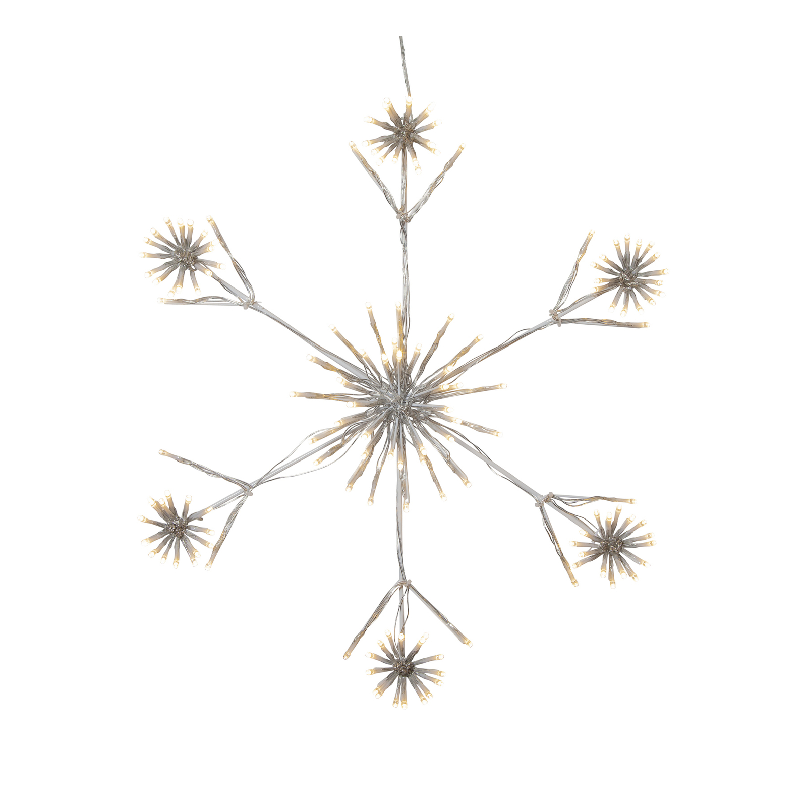 LED-Dekoleuchte Flower Snowflake Ø 60 cm