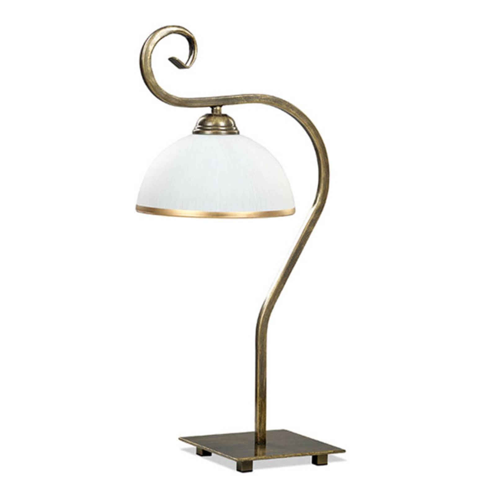 Wivara LN1 asztali lámpa klasszikus design, arany