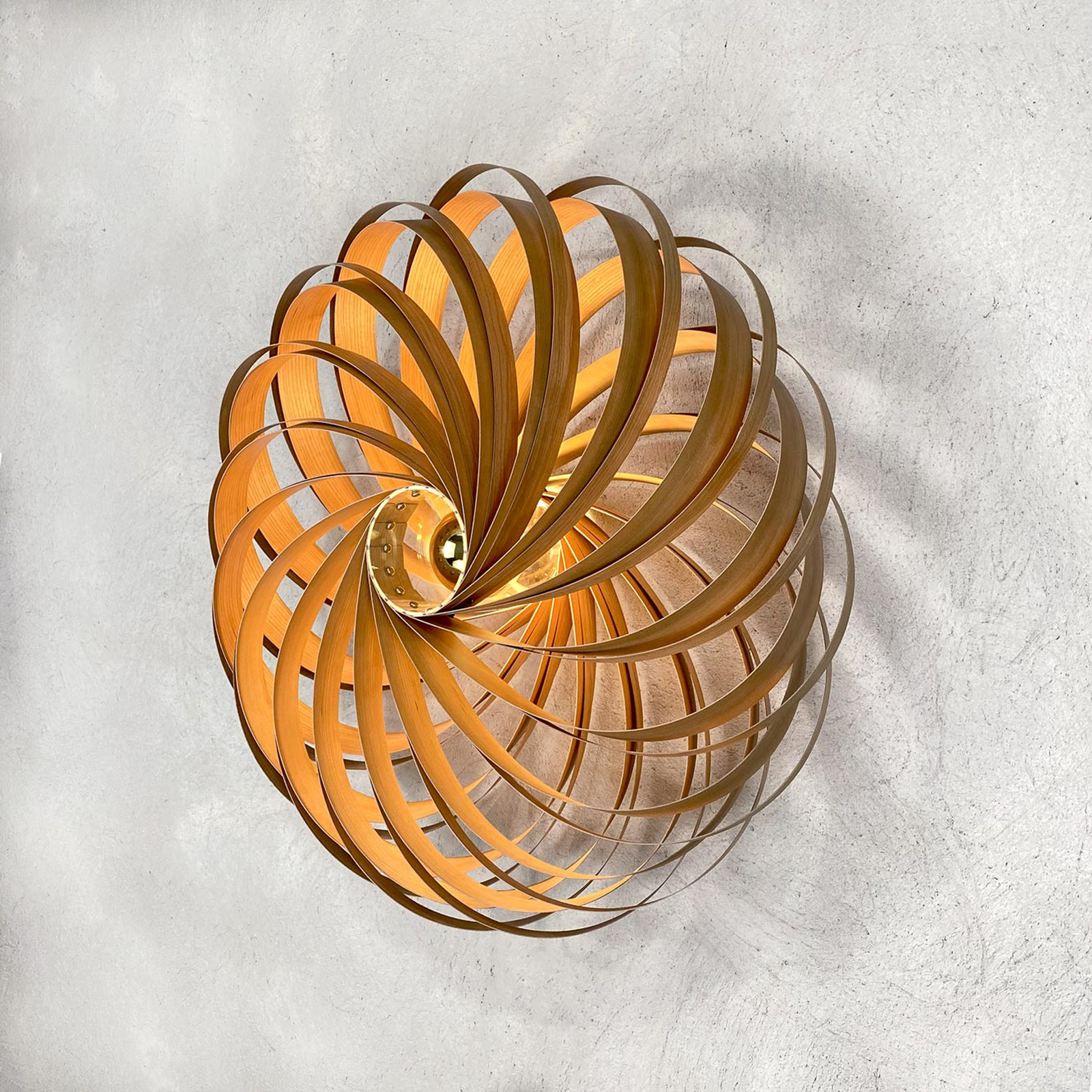Gofurnit Veneria nástěnné světlo, třešeň, Ø 70 cm