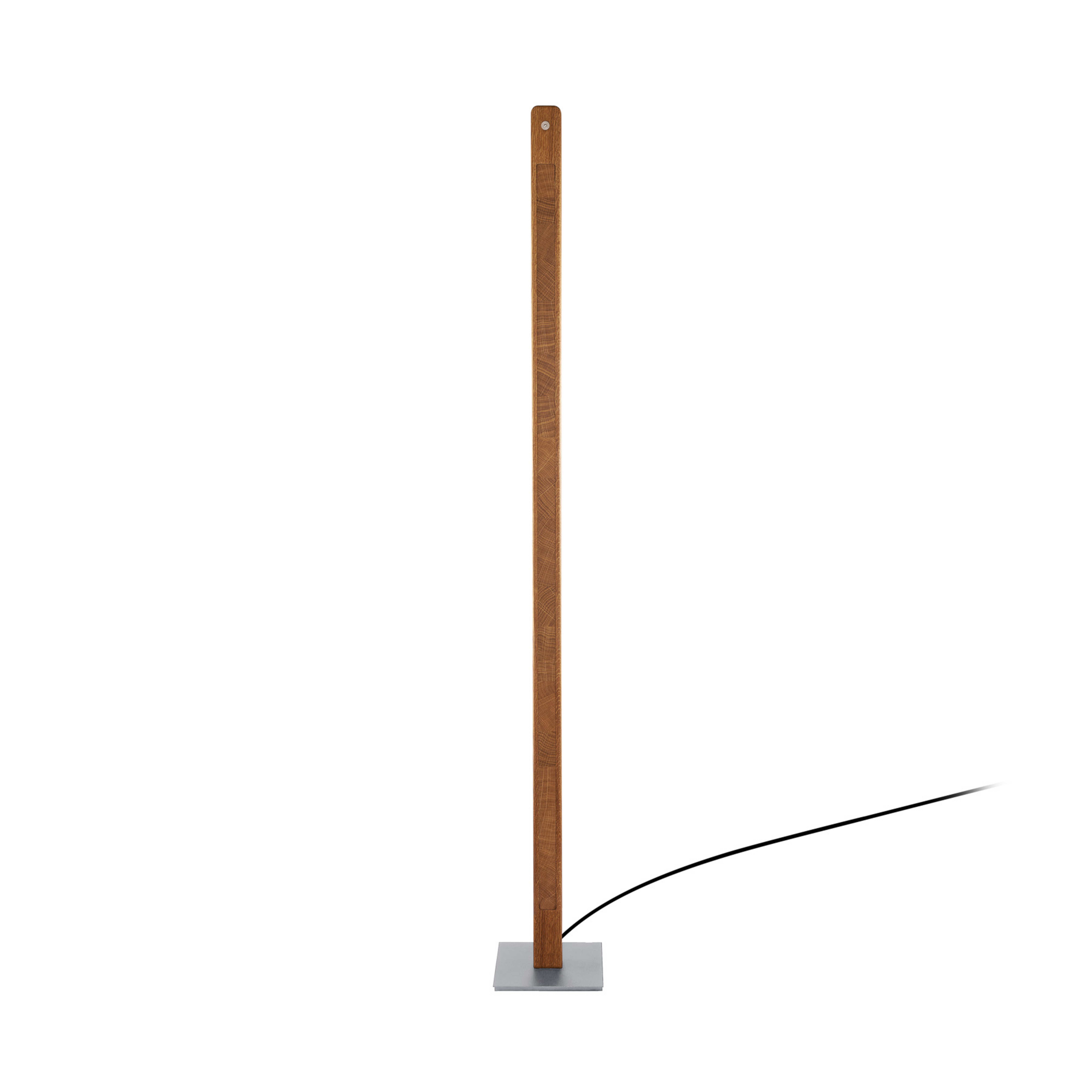 Lampada LED da pavimento HerzBlut Karl K, legno, dimmerabile, 161 cm