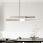 EGLO LED hanglamp PLAYITAS, nikkel, 120 cm, 2-lamps, CCT