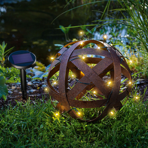 Guirlande solaire LED Premium avec 24 LED