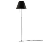 Luceplan Costanza vloerlamp D13ti, alu/zwart