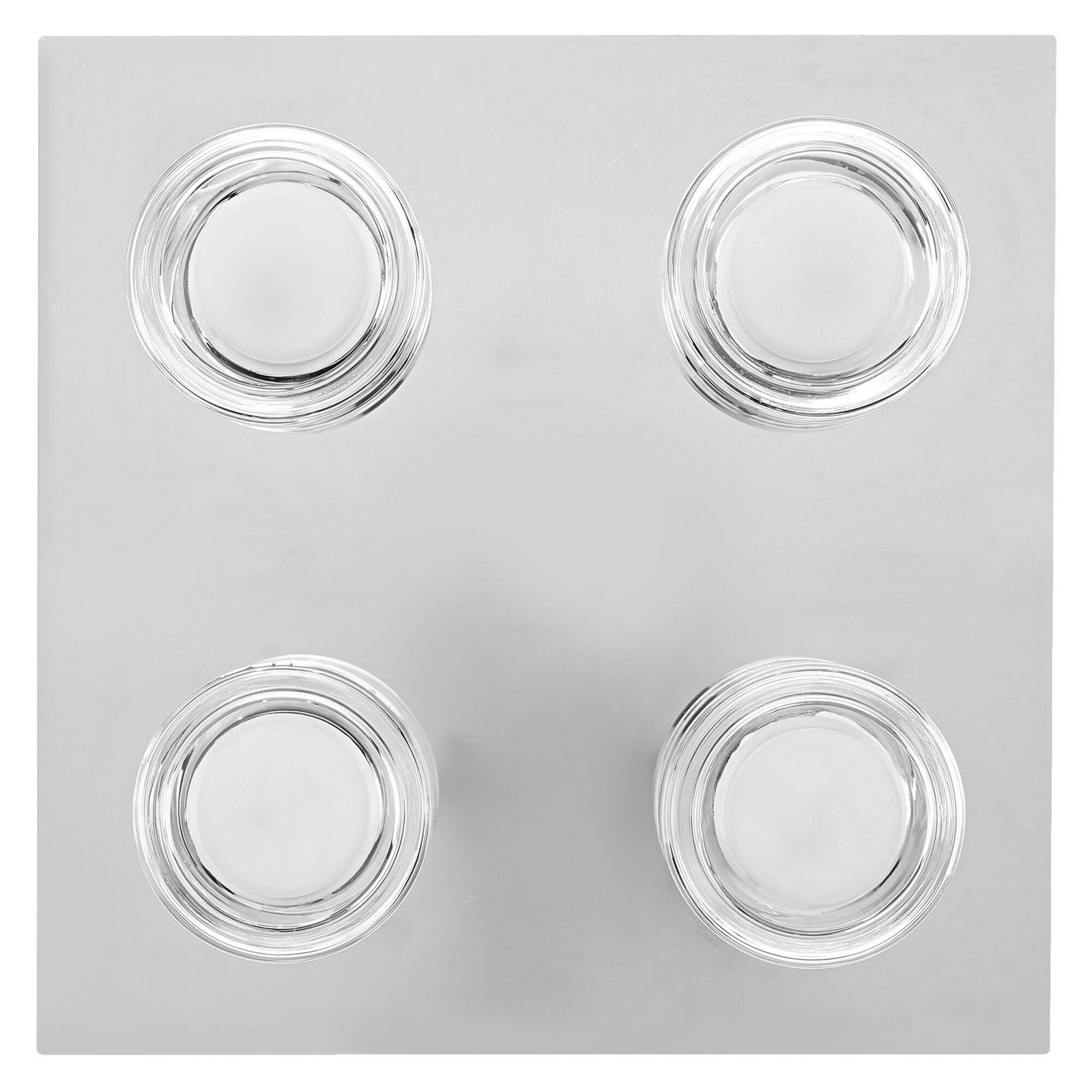 OSRAM LED οροφής ORBIS FLAME, χρώμιο, 4 φτερά, CCT IP44
