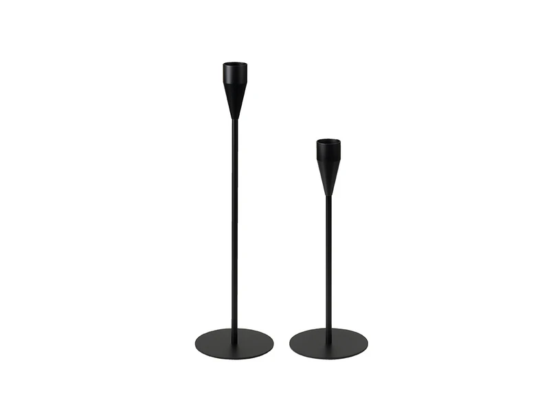 Piet Hein - Venus & Jupiter Maxi Kerzenhalter Black