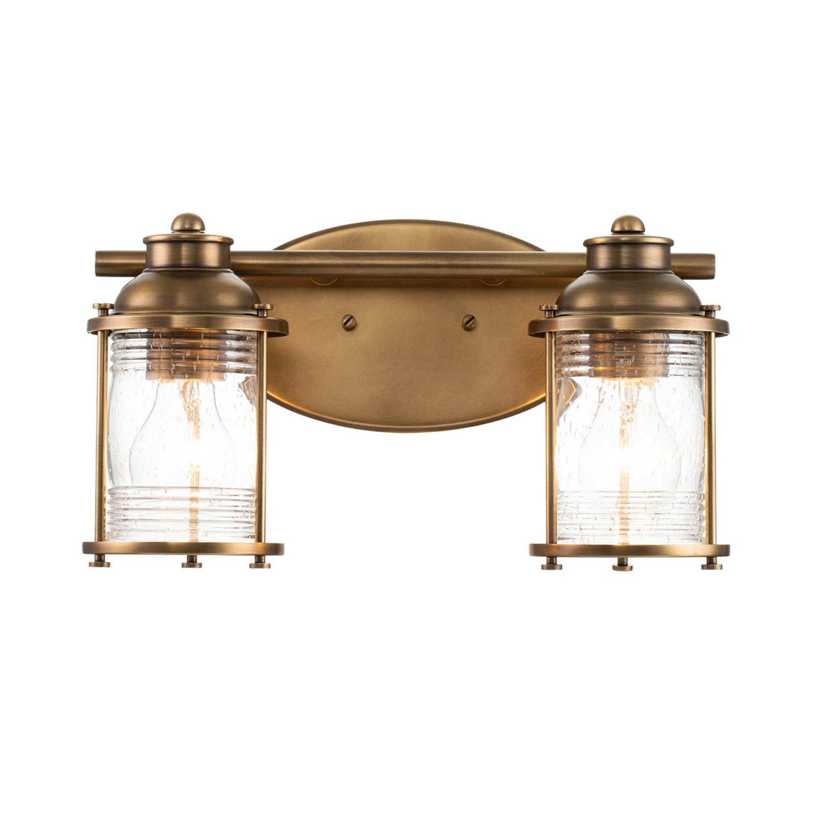 Ashland Bay bathroom wall light, 2-bulb