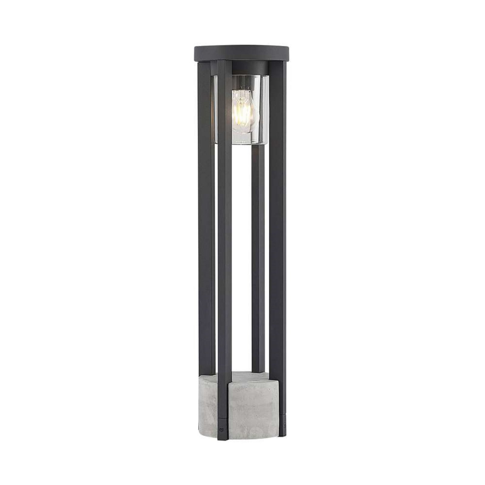 Kalisa Round Garden Lamp H68 Dark Grey - Lucande