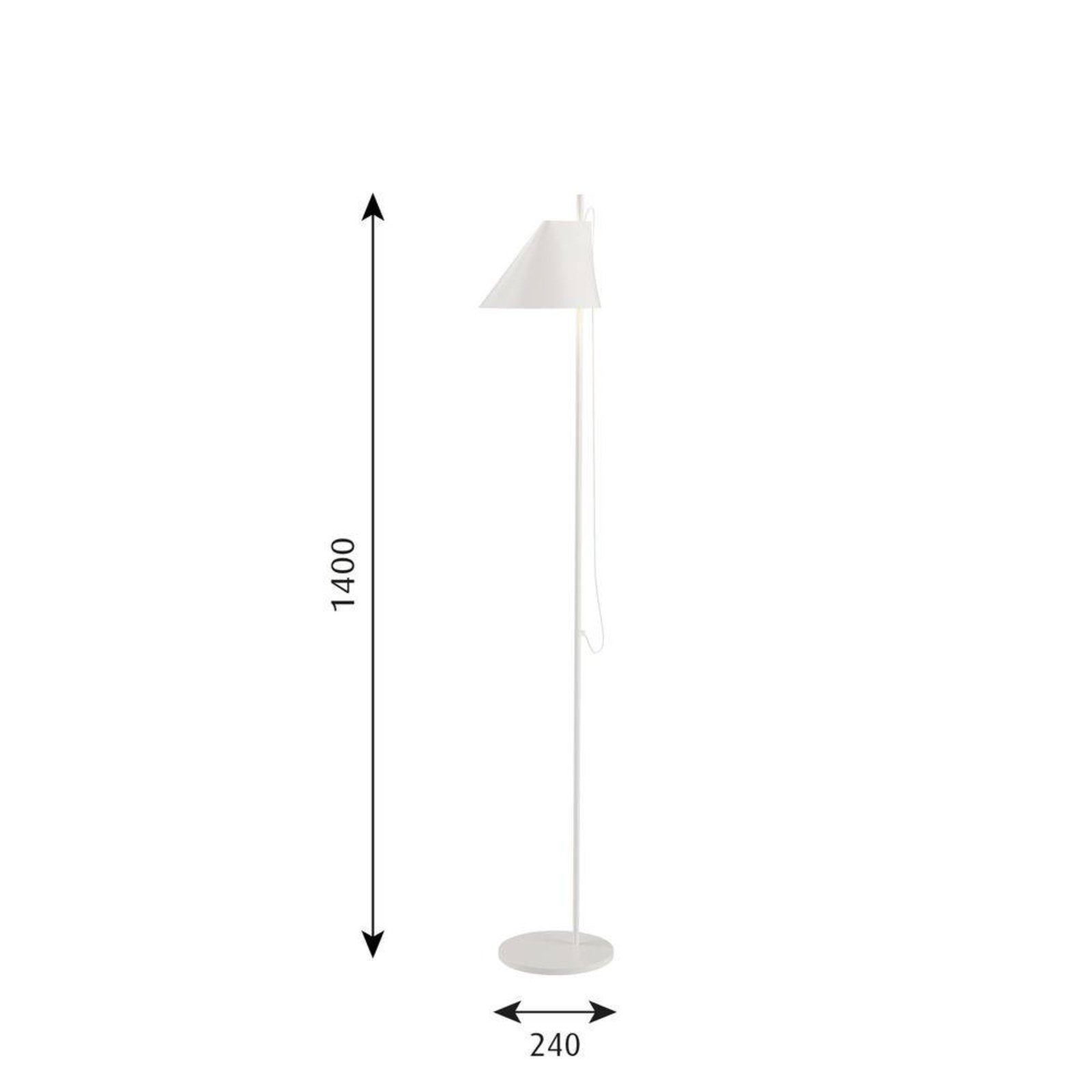 Yuh Floor Lamp White - Louis Poulsen