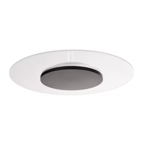 Lampenwelt LED-Deckenleuchte Zaniah, 360°-Licht, 24W, schwarz