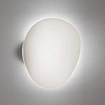 Foscarini Gregg media vegglampe, 31 cm, gull