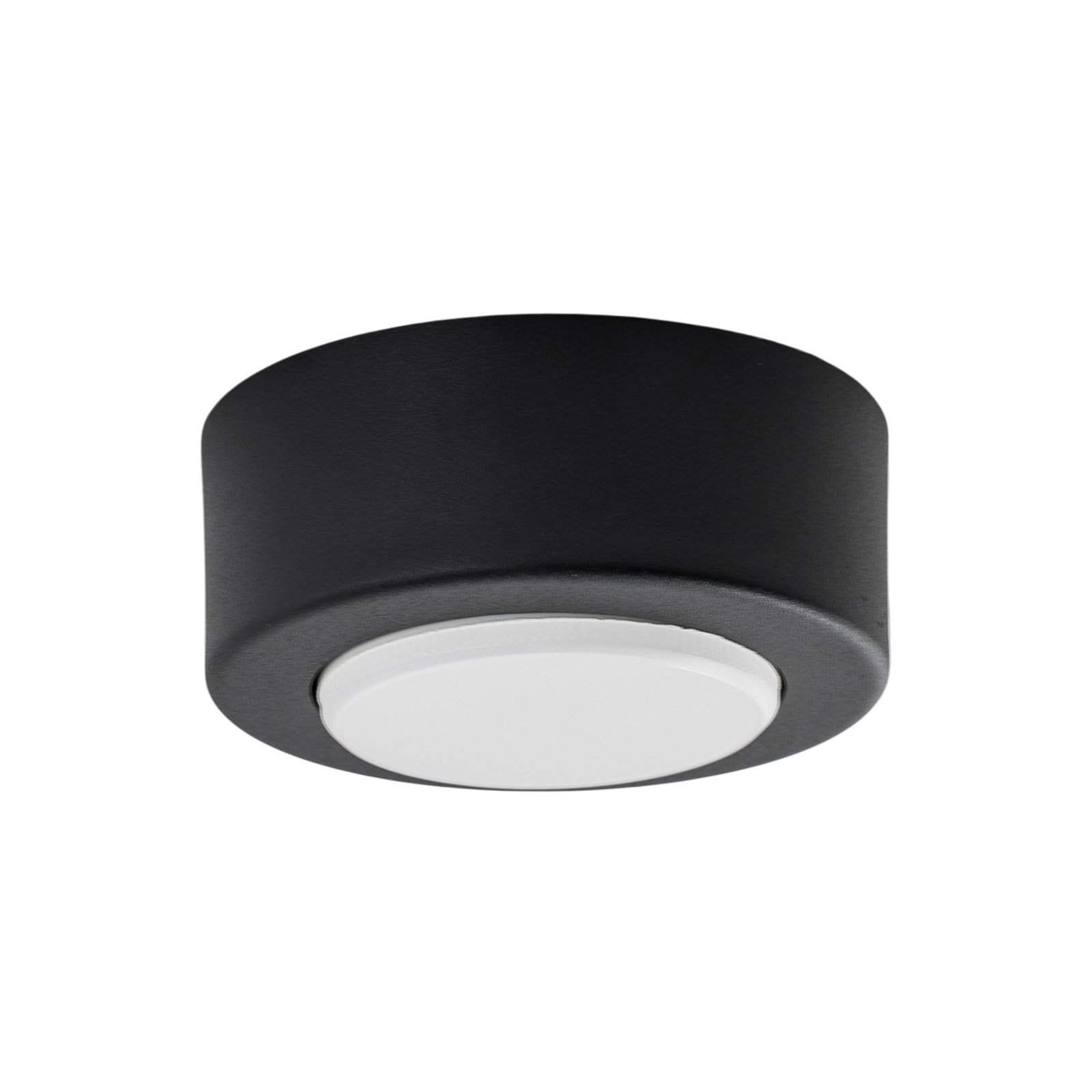 SPOT 53 downlight, black, Ø 11.5 cm, metal, GX53