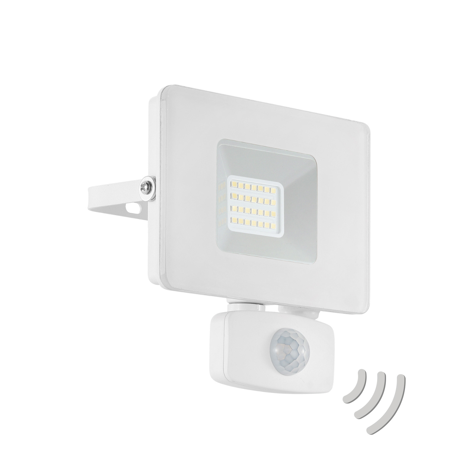 LED-Außenstrahler Faedo 3 mit Sensor, weiß