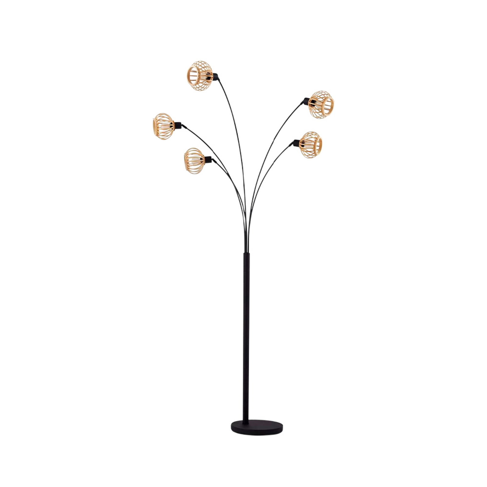 Lielle 5 Golvlampa H190 Bambu - Lindby