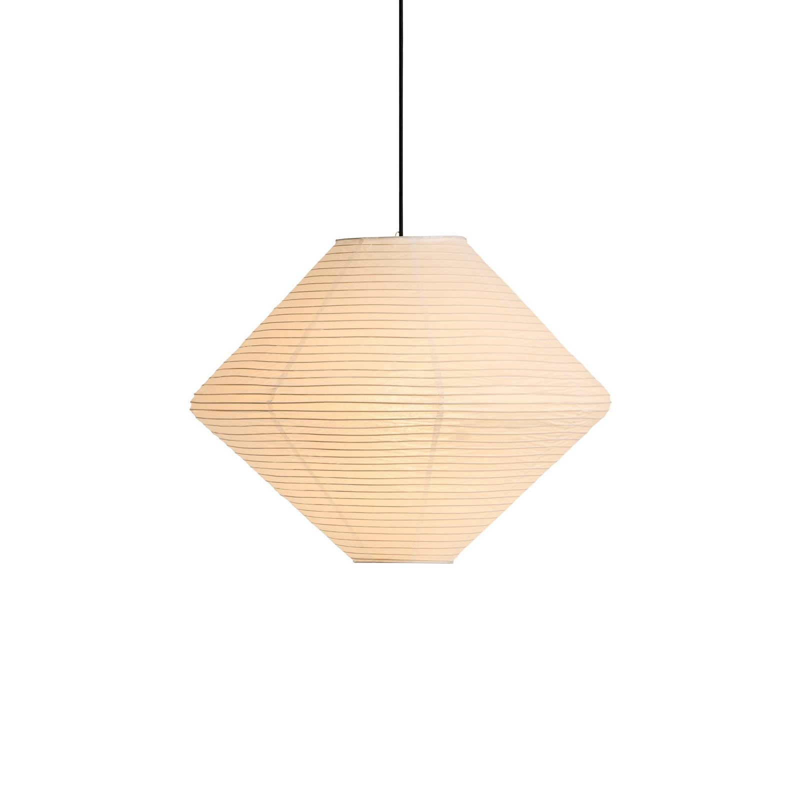 HAY Lampenschirm Diamond, Ø60 cm, weiß, Papier/Bambus