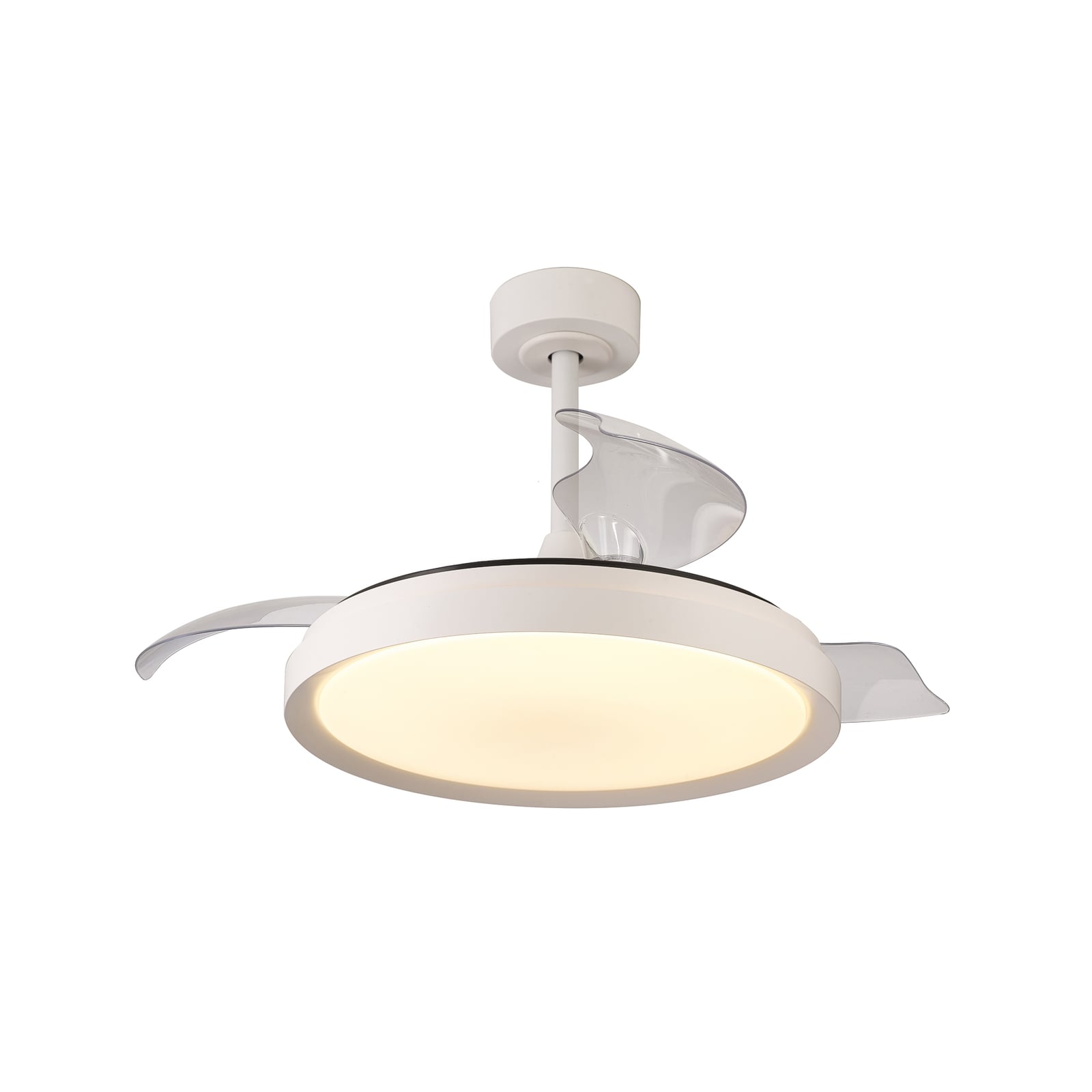 Mistral LED-Deckenventilator, weiß, DC leise, CCT - Mantra