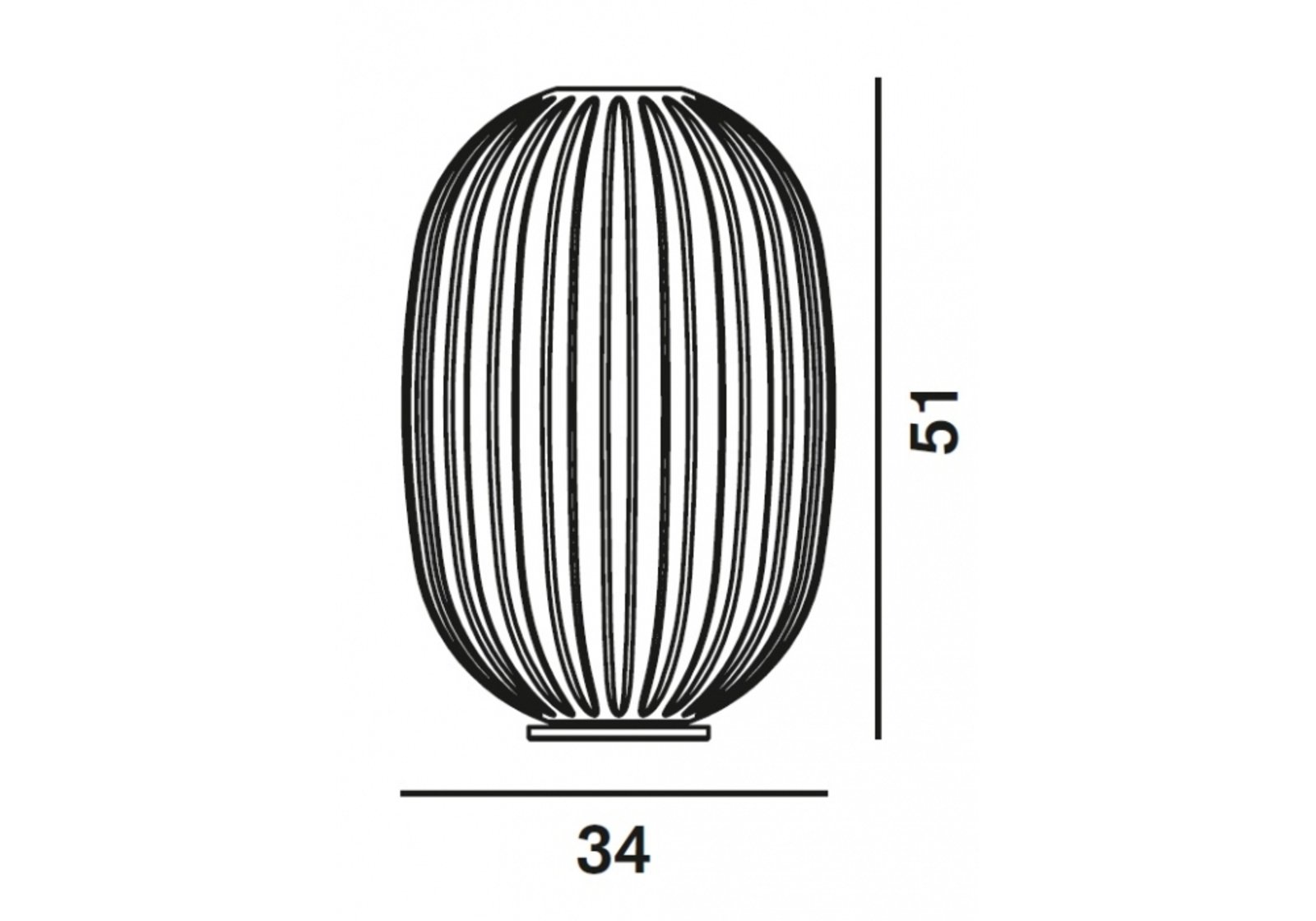 Plass Medium Lampă de Masă cu Dimmer Grey - Foscarini