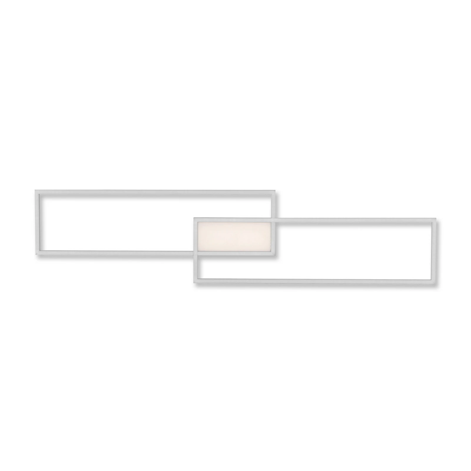 Plafoniere LED Asmin, CCT, acciaio, 109,5x25,7cm