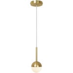 Contina Függőlámpa Brass/Opal - Nordlux