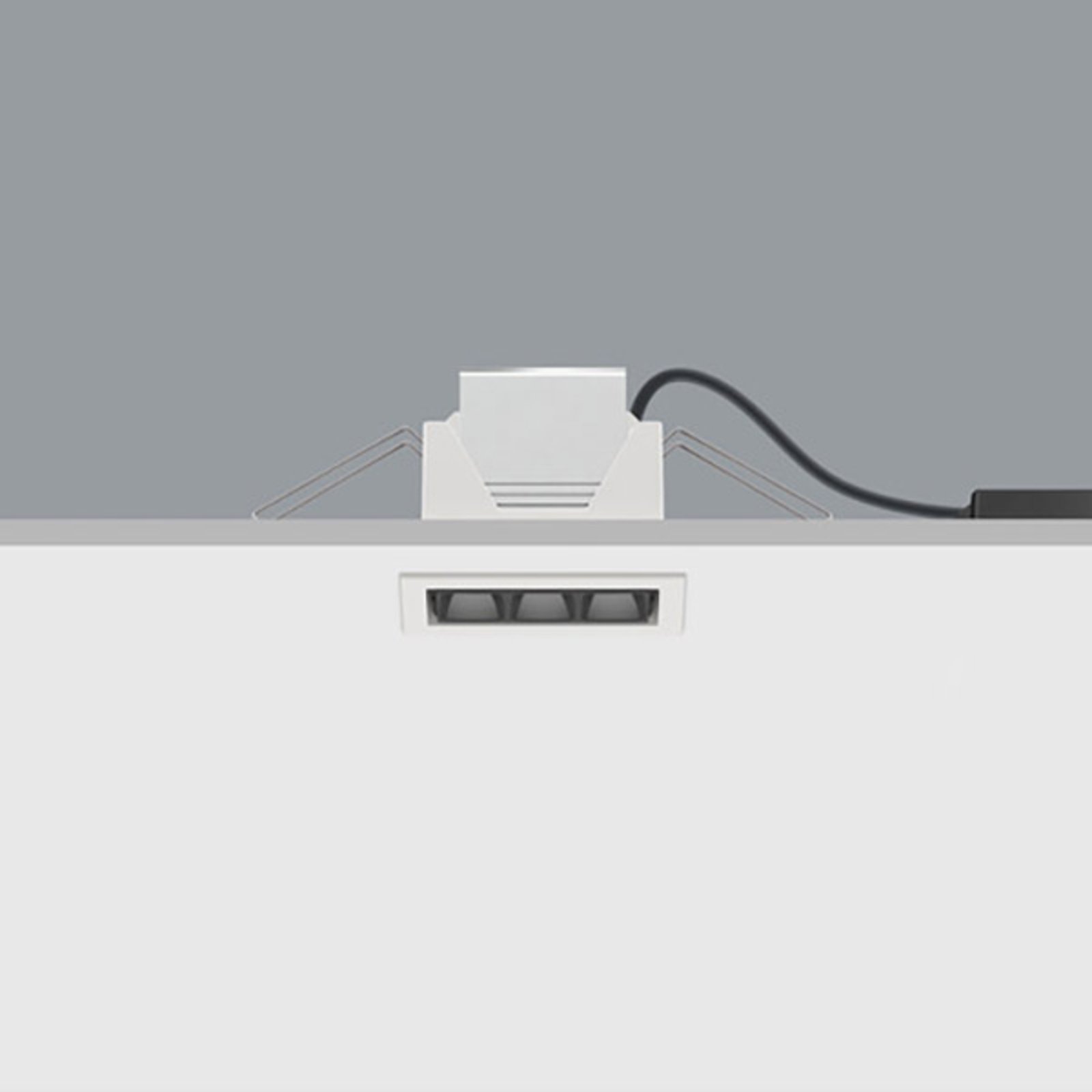 ERCO Compar Einbau wideflood dim weiß 12cm 10W LED