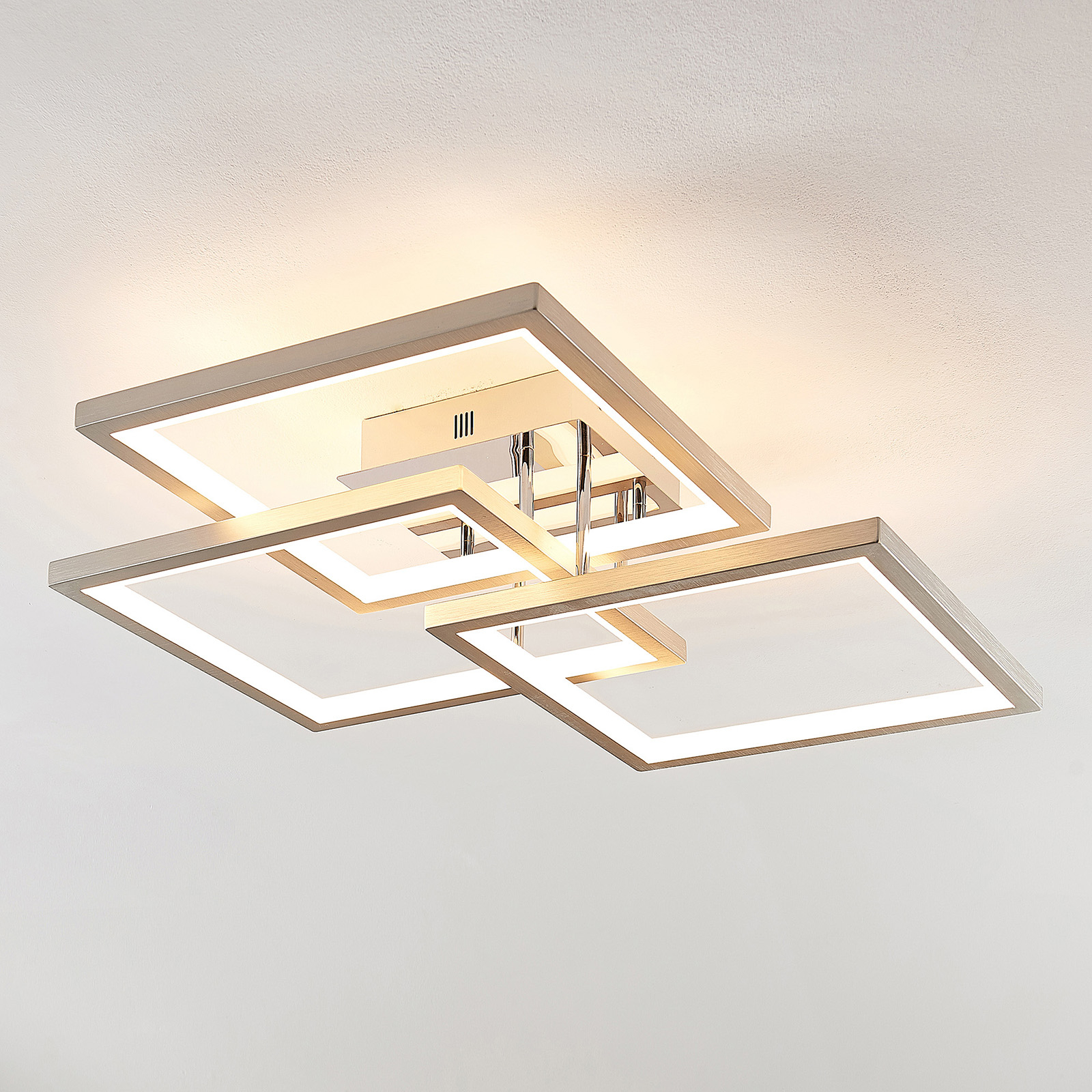 UDGÅET - Avilara LED Stropna lampa 70x70 Alu - Lucande