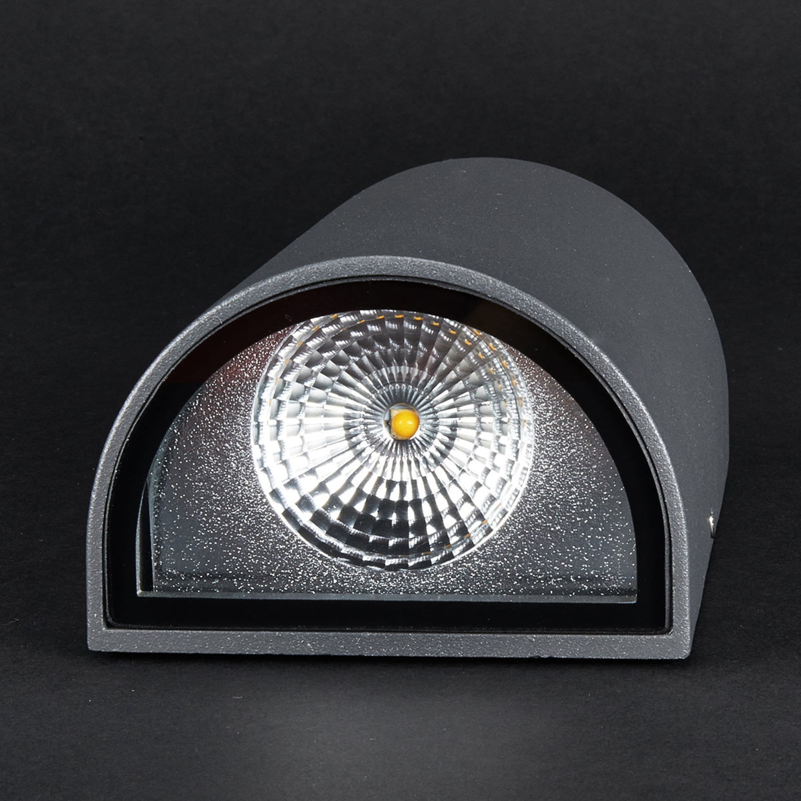 Jale semicircle LED outdoor light Lights.co.uk