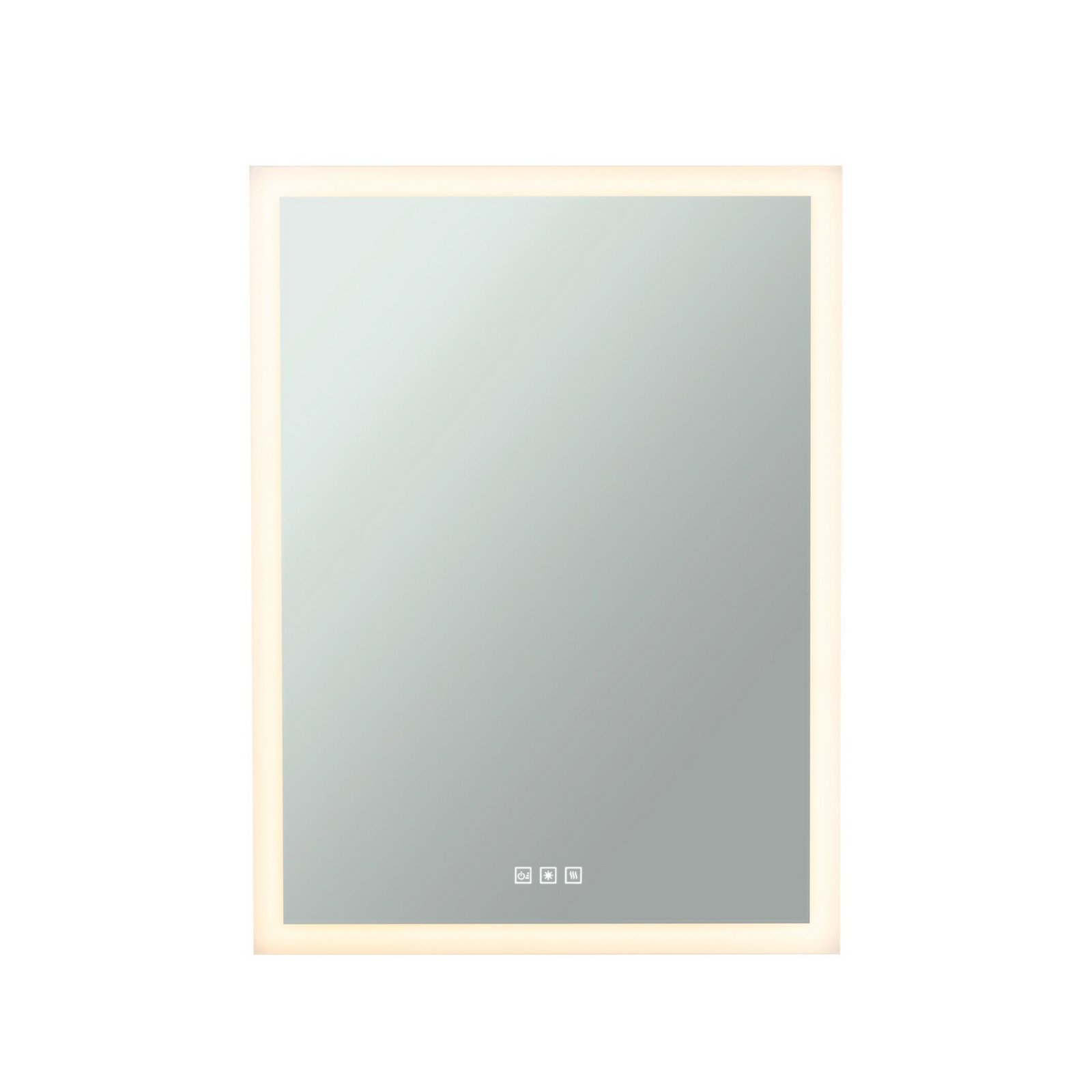 Paulmann LED wall mirror Mirra white 60x80 cm IP44 CCT